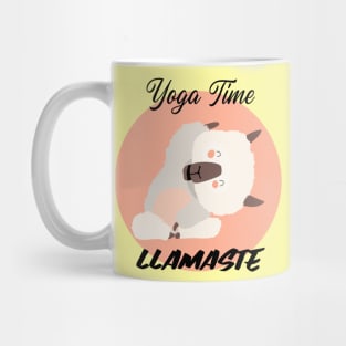 Llama / Yoga Llama / Yoga Time / Llamaste / Funny Llama Doing Yoga / Cute Llama / Cute Yoga Design Mug